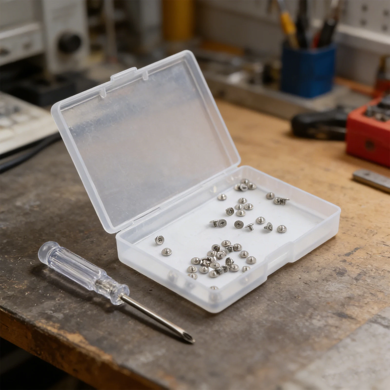 PC Mounting Screws Flat Head Screws For Computer Installation Silver Screwdriver Nickel-plated Finish Carbon Steel Flush Fit