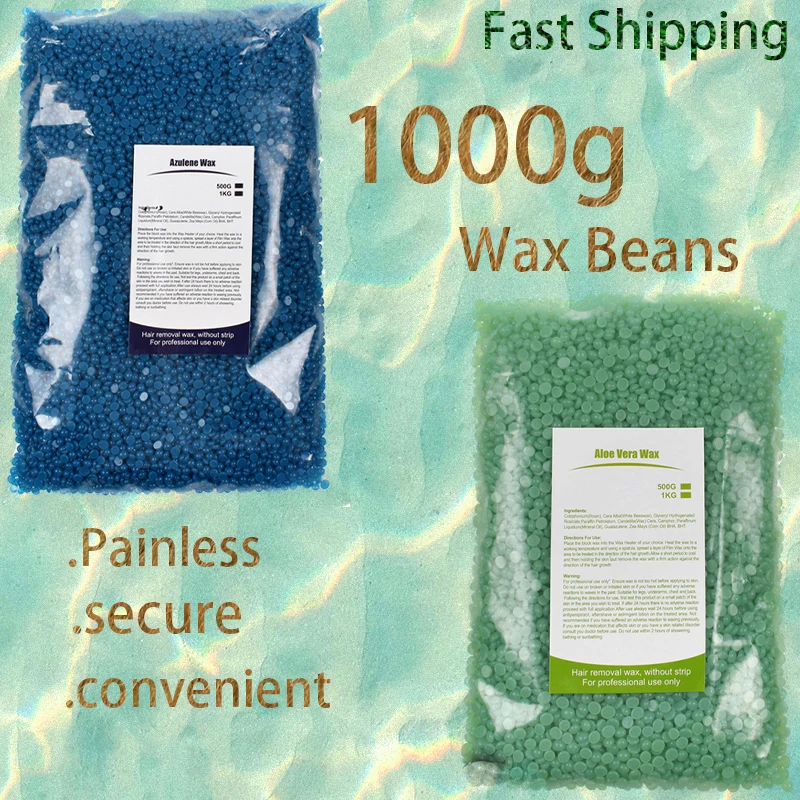 500g /1000g Painless Wax Beads Hairs Removal Wax Beans Body Hairs Removal Skin Care Depilatory Body Epilation Wax For Depilation