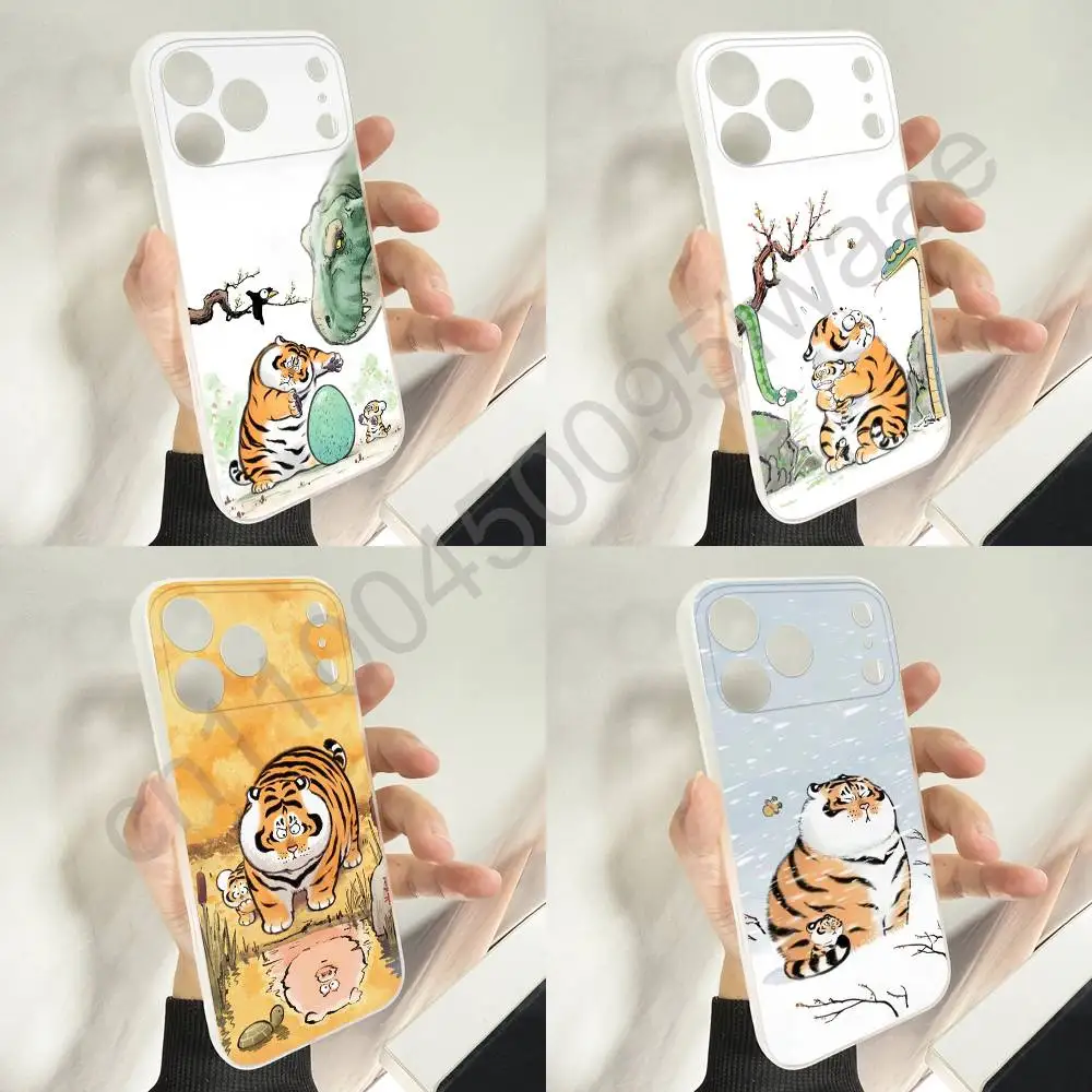 

Cartoon Dragon Tiger Funny Phone Case For iPhone 11,16,15,14,13,17,12,Plus,E,Air,Mini,Pro,Max Magnetic Magsafe Soft Cover