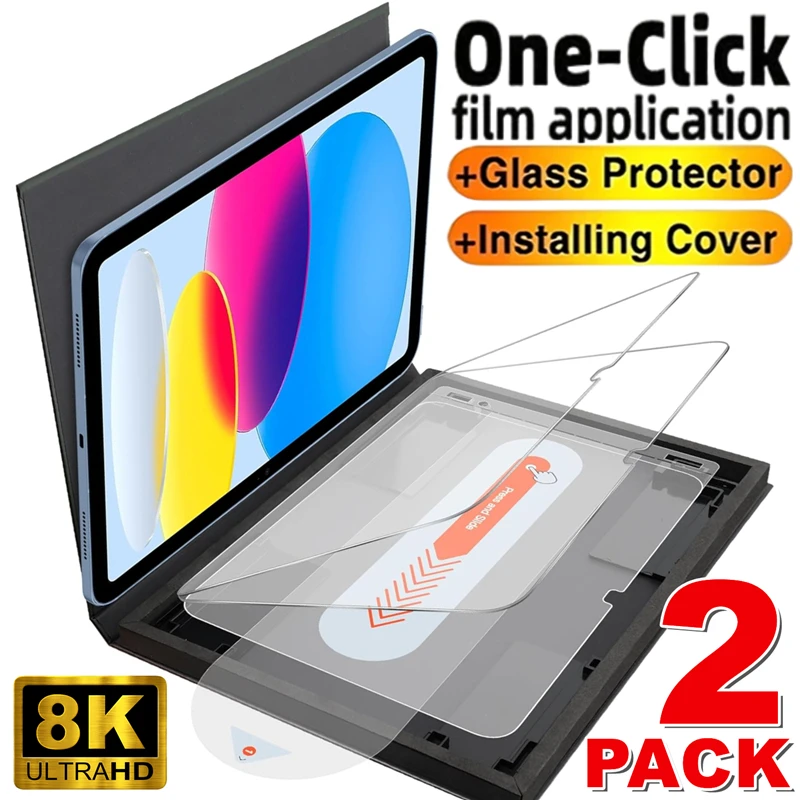 

Легко устанавливаемый комплект с защитной пленкой из закаленного стекла для Apple iPad Pro 11 13 дюймов A16 Air M2 M3 Air6 Прозрачная пленка без пузырьков