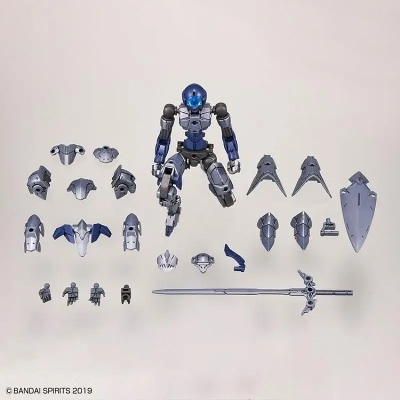 [In Stock] Bandai 30Mm 1/144 Exm-A9Bk Spinatio Knight Type Anime Mecha Model Toys Assembled Movable Figures Garage Kits