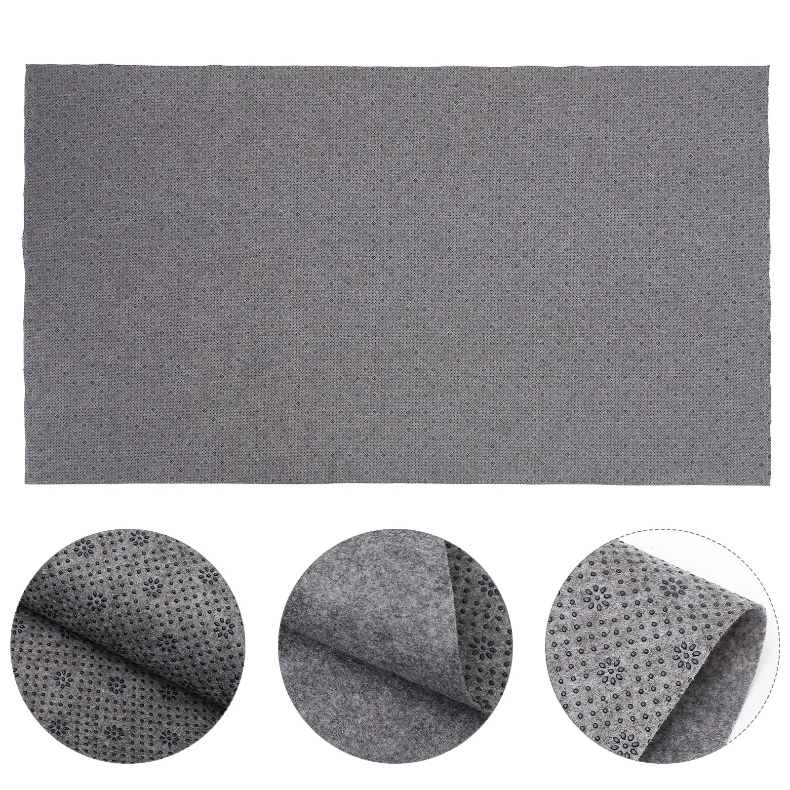 Carpet Anti-Slip Bottom Fabric Non-Slip Floor Mat Liner For Home Office Stairs Sofa Nonslip Particle Fabric Sheet