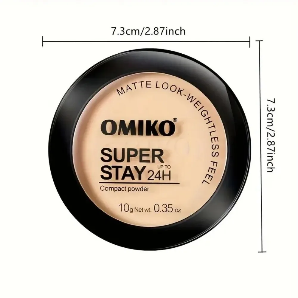New Matte Pressed Powder Waterproof Smooth Face Setting Powder Full Coverage Long-lasting Super Fine Powder Makeup Cosmetics