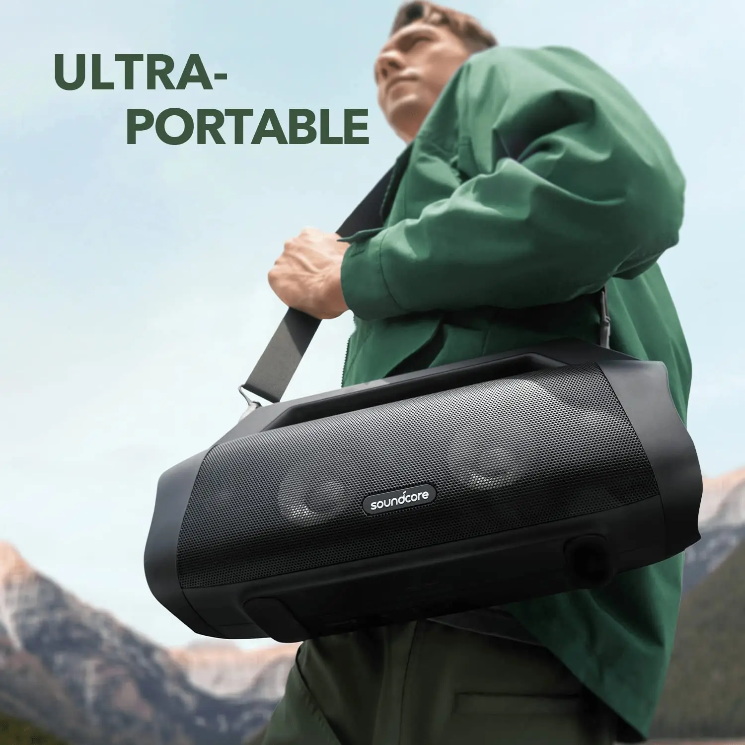 مكبر صوت بلوتوث ساوند كور أنكر موشن بوم بلس، مكبر صوت محمول مع صوت مزدهر 80 وات، IP67 مقاوم للماء والغبار، النوع #2