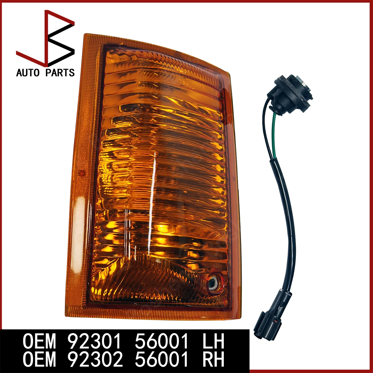 

New Front Left & Right Turn Signal Lamp Assembly (Without Bulb)OEM 92301-56001 92302-56001 for Hyundai Truck HD65 HD72 HD78 HD35