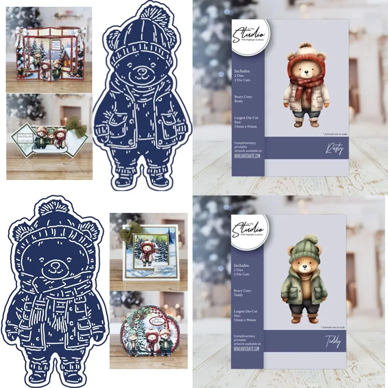 قوالب قطع معدنية ملفوفة بإحكام وصلت حديثًا 2025 قوالب ذاتية الصنع لحجز الخردة ورق صنع قالب الحرف اليدوية #1