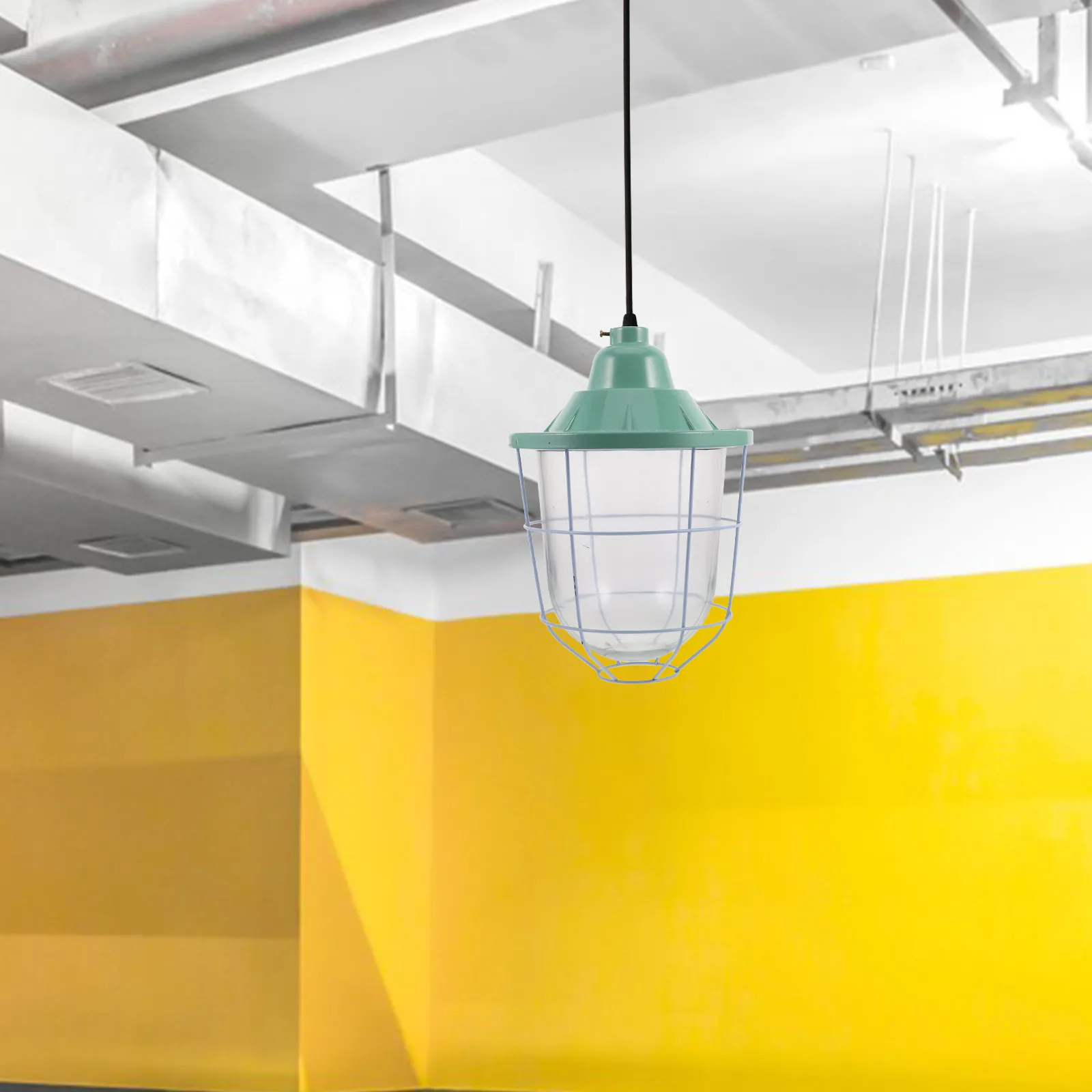 

Взрывозащищенный светильник-клетка из металла для промышленных складов, мастерских, парковок, защитный кожух для лампы, потолочный светильник