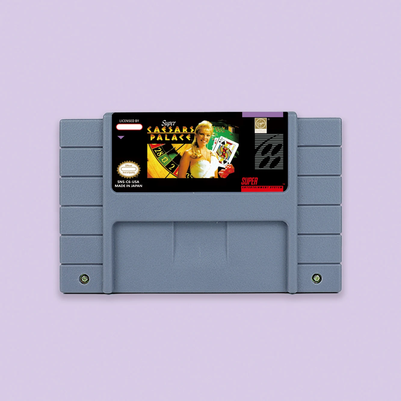 Super Caesars Palace Action game for SNES 16 bit Single Card USA NTSC EUR PAL Video Game Consoles Cartridge