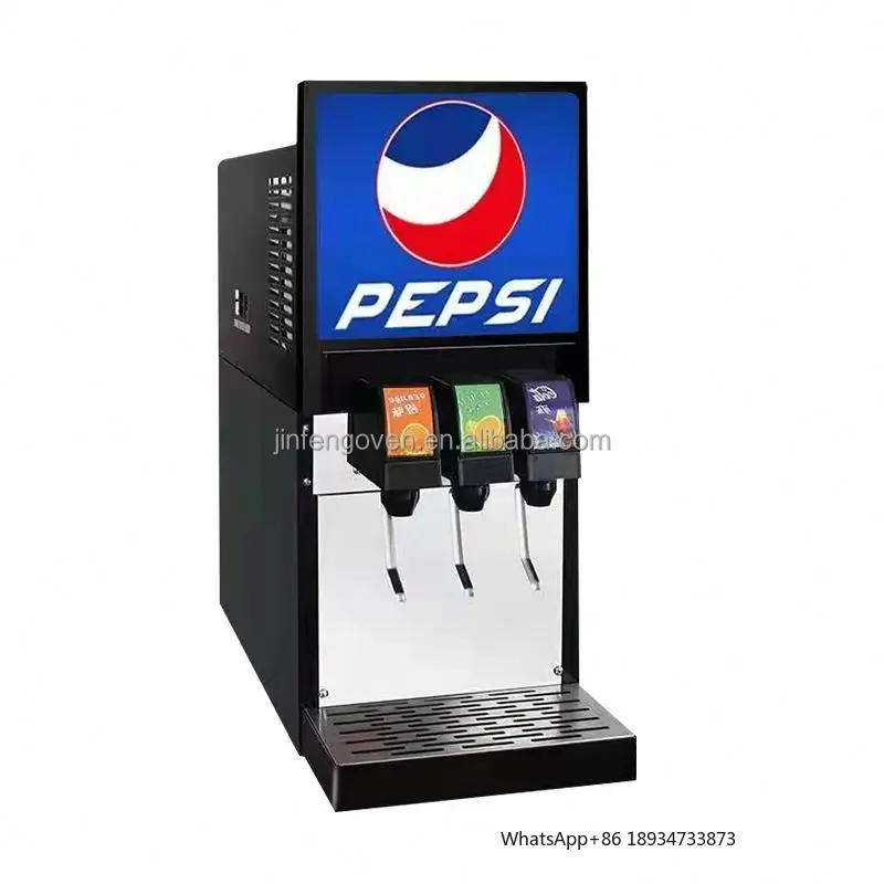 

American Style Post Mix Soda Machine / 3 Flavors Carbonated Drinks Machine / Soda Dispenser