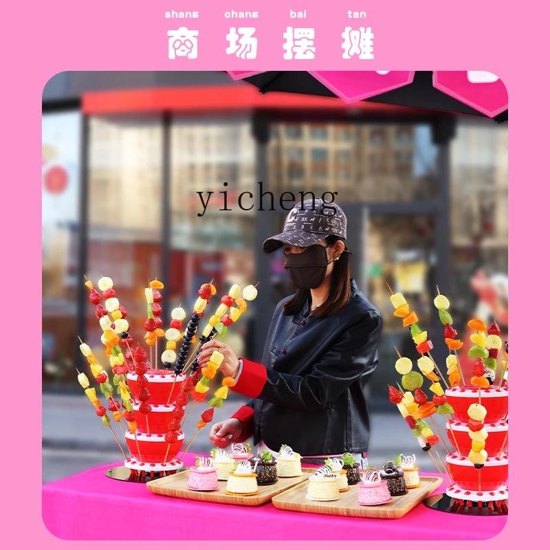 DSA stalls, trolleys can hold gas tanks, sausages, Oden cooking, sushi, tiramisu, special for street stalls