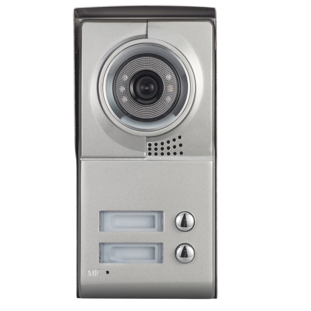 2 Units Apartment Video Intercom System 7\