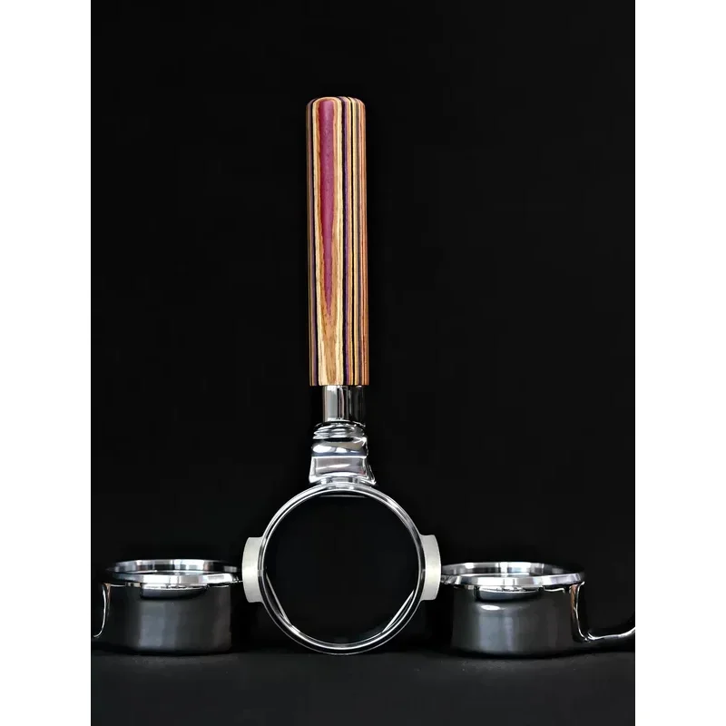 

Озорная плоская бездонная ручка для кофе подходит E61 Hot Mom, черный орех, вес 400 г