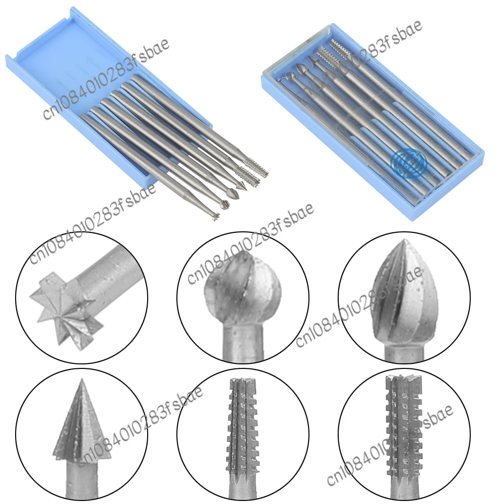 Drill Bur Engraving Cutter Handle Tungsten Steel  Electric Hollow 204 Threading Machine Olive Core Carving Cut Umbels shape