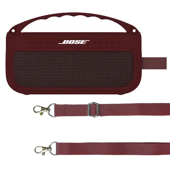 Bose SoundLink Flex 블루투스 휴대용 스피커용 실리콘 핸들 보호 커버 케이스 교체, 케이스 및 스트랩, 신제품