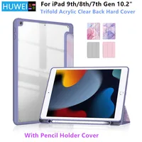 Para iPad 9th Gen 10,2 pulgadas A2602 A2603 A2604 funda con portalápices para iPad 8th 7th Gen A2270 A2200 A2197 funda para tableta