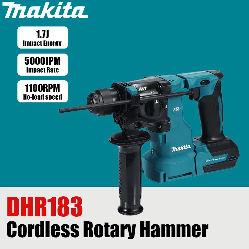 Makita DHR183 18V Cordless Rotary Hammer 5000IPM Multifunctional Hammer Impact Drill DHR183Z Power Tools Bare Metal — купить у AliExpress WW