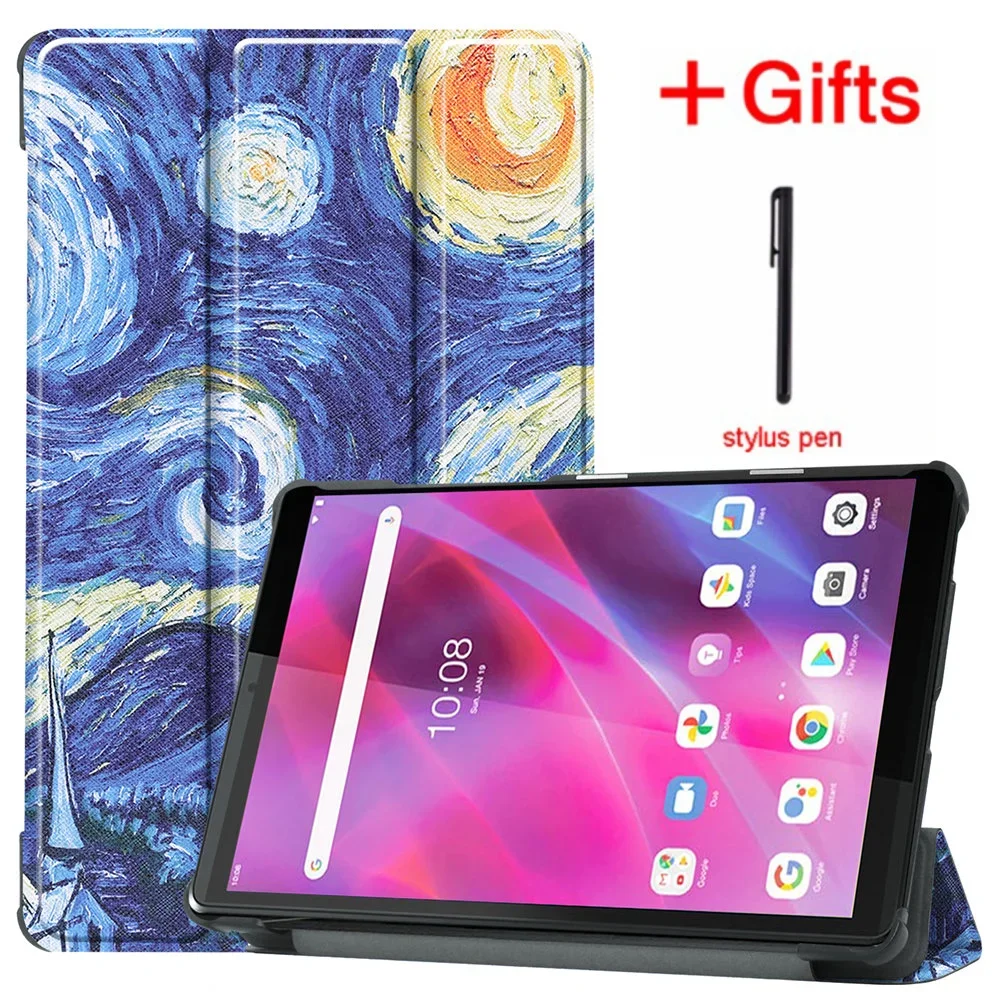 Leather Case For Lenovo Tab M8 3rd Gen TB-8506F M8 FHD TB-8705F M8 HD TB-8505F Ultra Slim Stand Tablet Cover Fundas