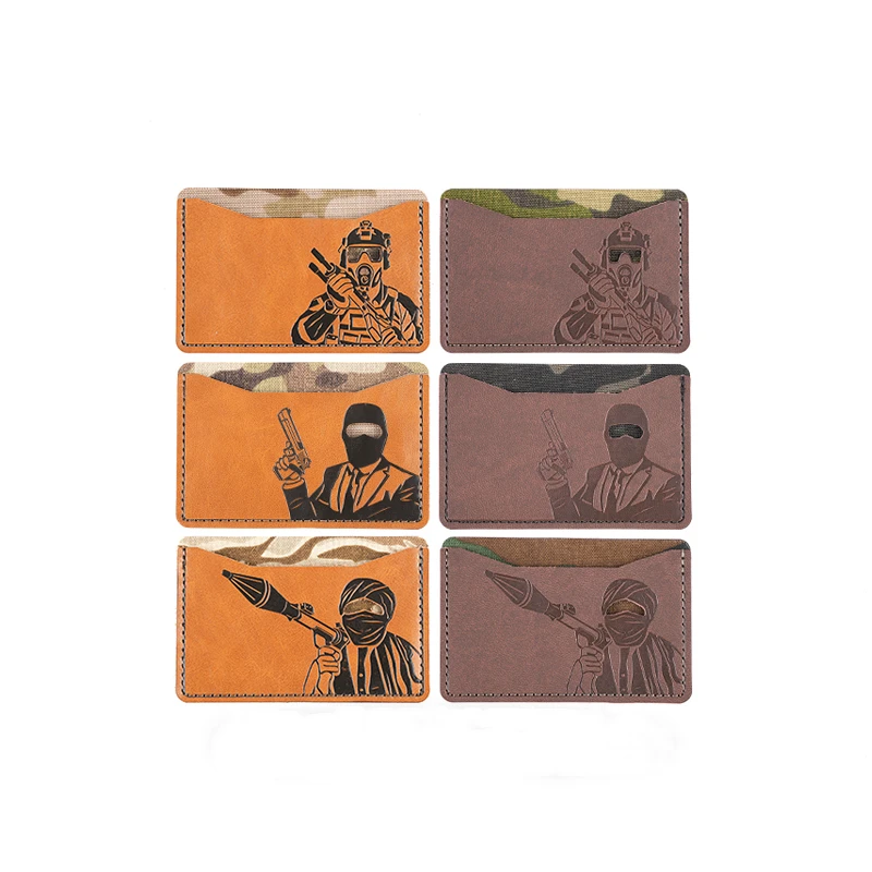 Porta tarjetas de identificación camuflaje táctico - imagen 3
