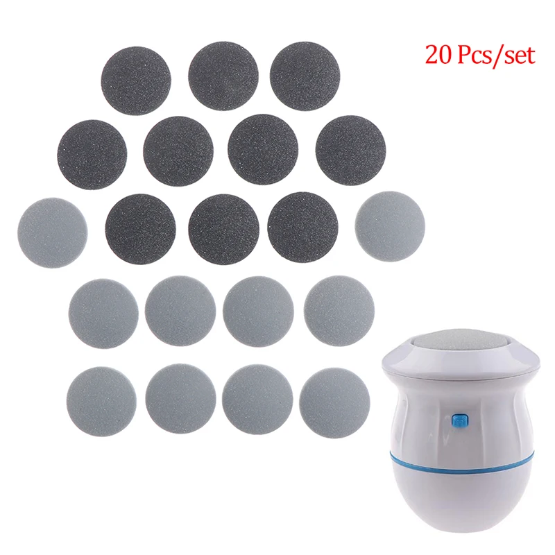 20Pcs/lot  Foot Grinder Replacement Head For Electronic Automatic Foot File Pedicure Callus Remover