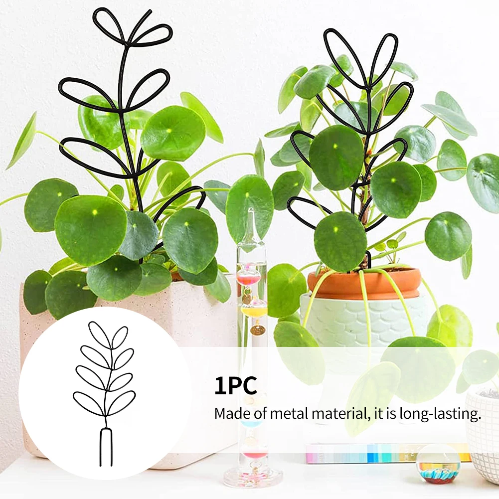 Enrejados para plantas de interior, soporte para escalada, decoración de enredadera de jardín, arreglo de hierro en maceta al aire libre, 12,4 pulgadas