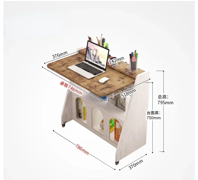

Hot SalesSmall Apartment Children's Telescopic Learning Solid Wood Computer Desk