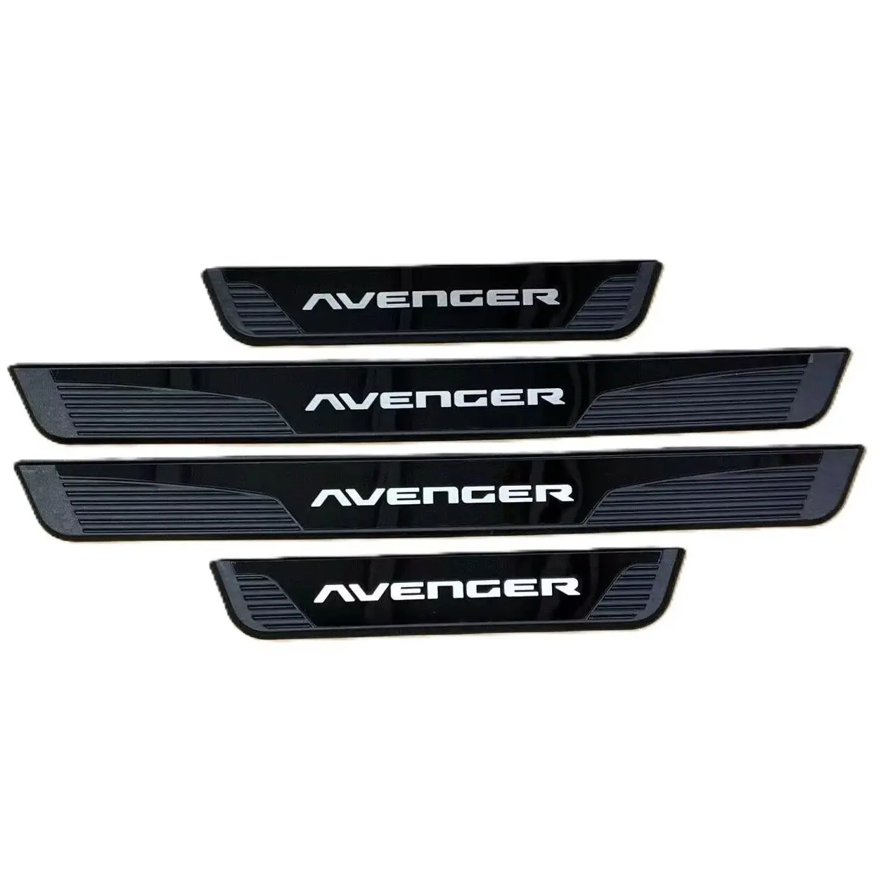 For Jeep Avenger 2021-2025 2026 2027 Car Door Sill Plate Stainless Steel ABS Cover Sticker Interior Moulding Auto Part Accessory