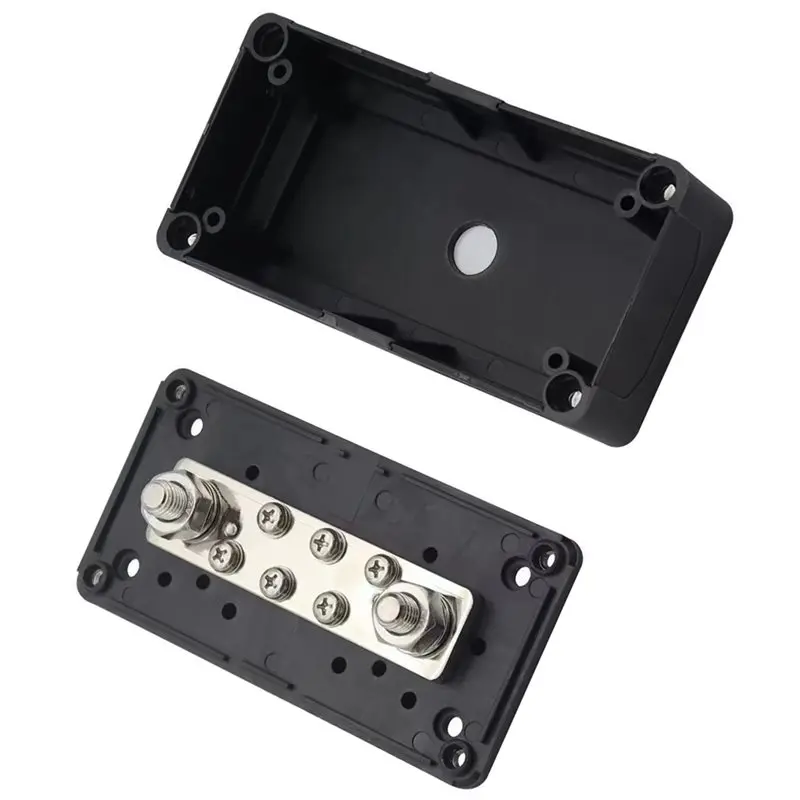 A02F-For Boat For Boat Automotive Solar System 12V Bus Bar 300A Power Distribution Block 12 Volt Marine Positive& Negative