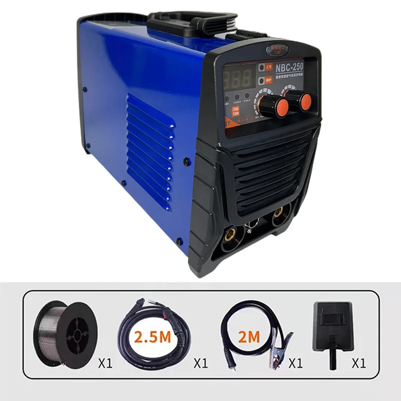 220V Mig Welder No Gas Gasless Welding Machine Fit 1.6mm 3.2mm Flux Core For Household Soldering 5000W