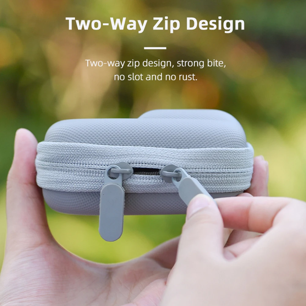 BRDRC Mini Carrying Case for DJI Action 5 Pro/4/3 Storage Bag Anti-Scratch Bag Box Portable Sports Camera Accessories