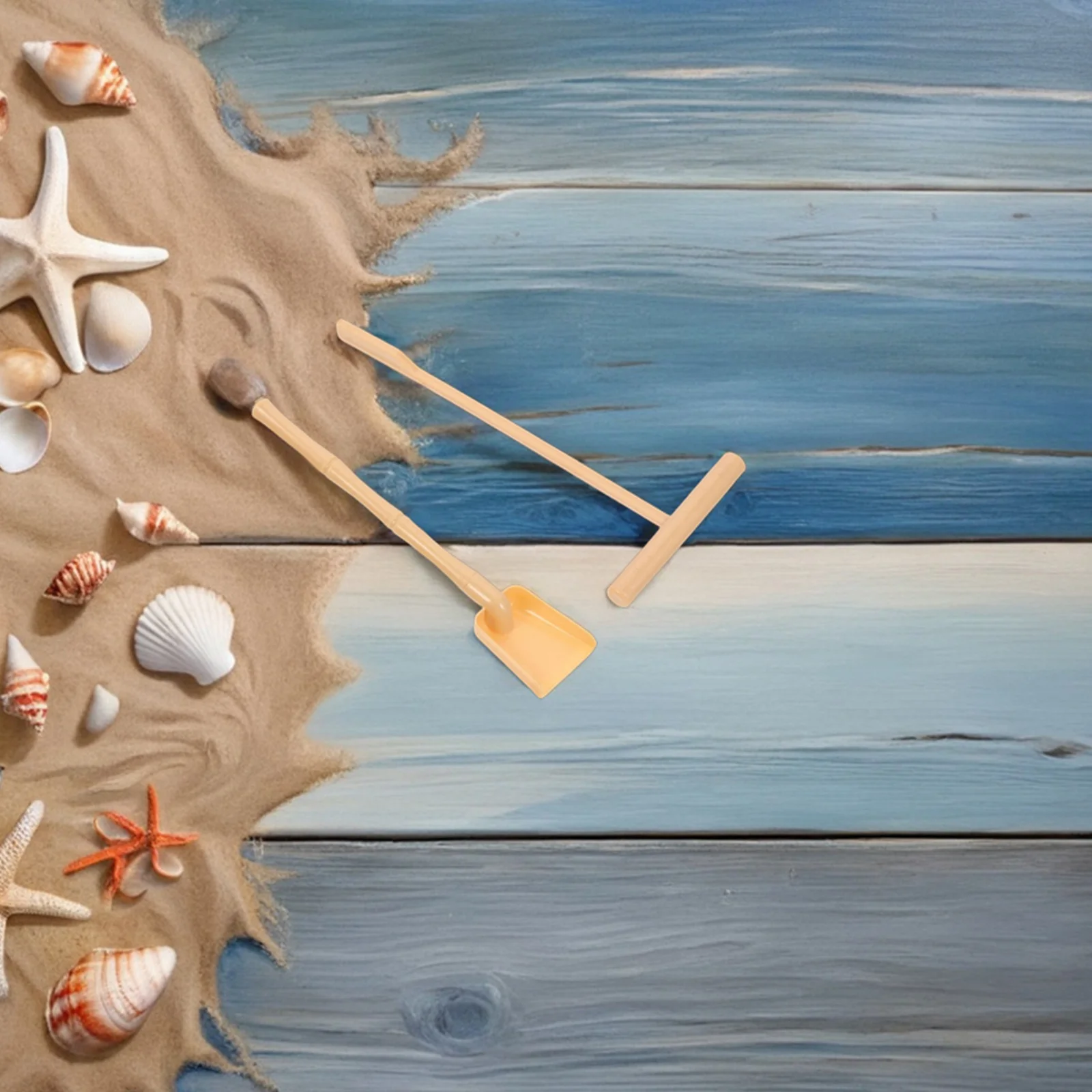 مجموعة أدوات رملية مستوحاة من Zen مكونة من 3 أدوات صغيرة ذات ملمس ناعم للرسم الرملي واليقظة الذهنية - حديقة الطاولة المحمولة