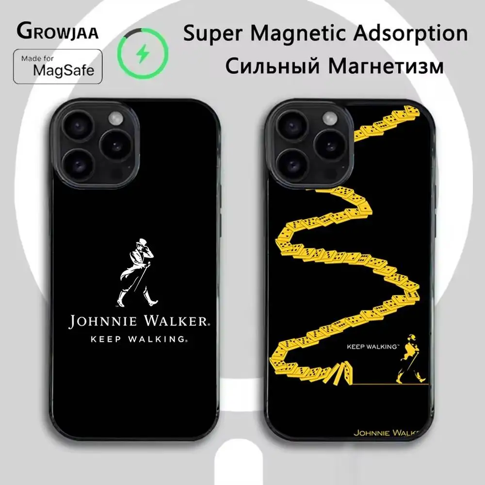 

J-JohnnieS Walker Logo Phone Case For iPhone 16e,16,15,14,13,12,11,Plus,Pro,Max,Mini Magsafe Magnetic Wireless Charging