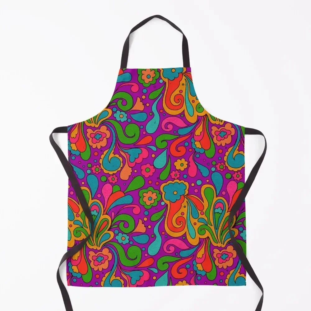 

ACID BLOOM Apron Kitchen Supplies Idea Goods painters Beauty Customizable Apron