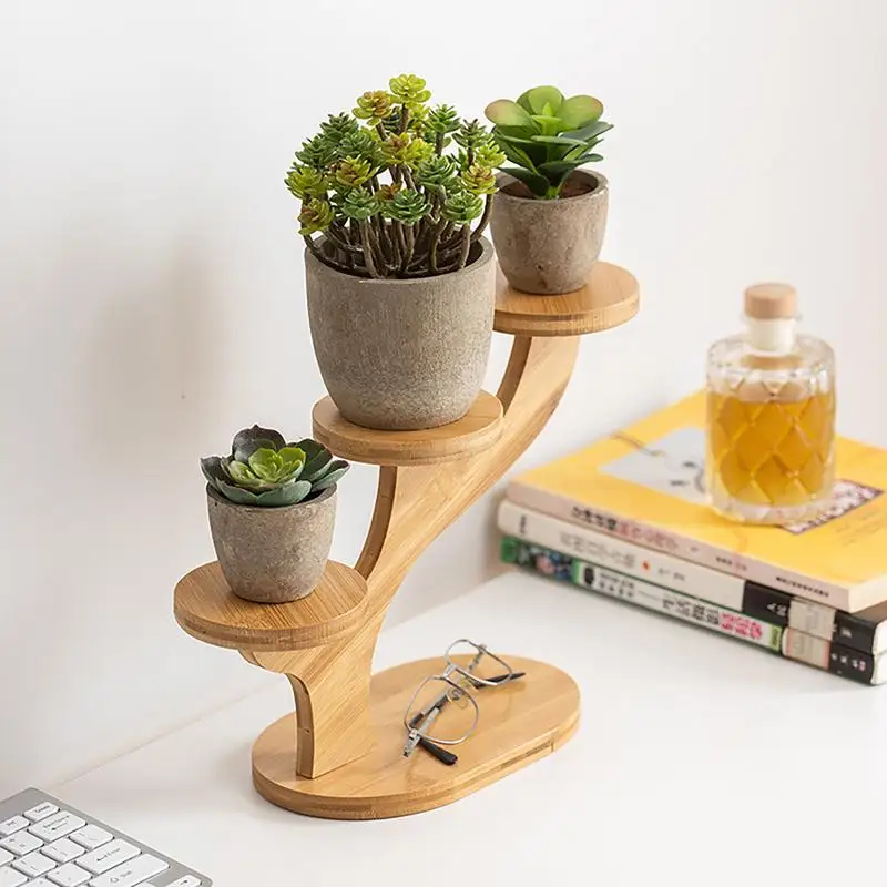 Plant Support Stand Flower Pot Holder Organizer Books Kitchen Household Supplies Storage Rack Home Garden Patio Decoration Shelf