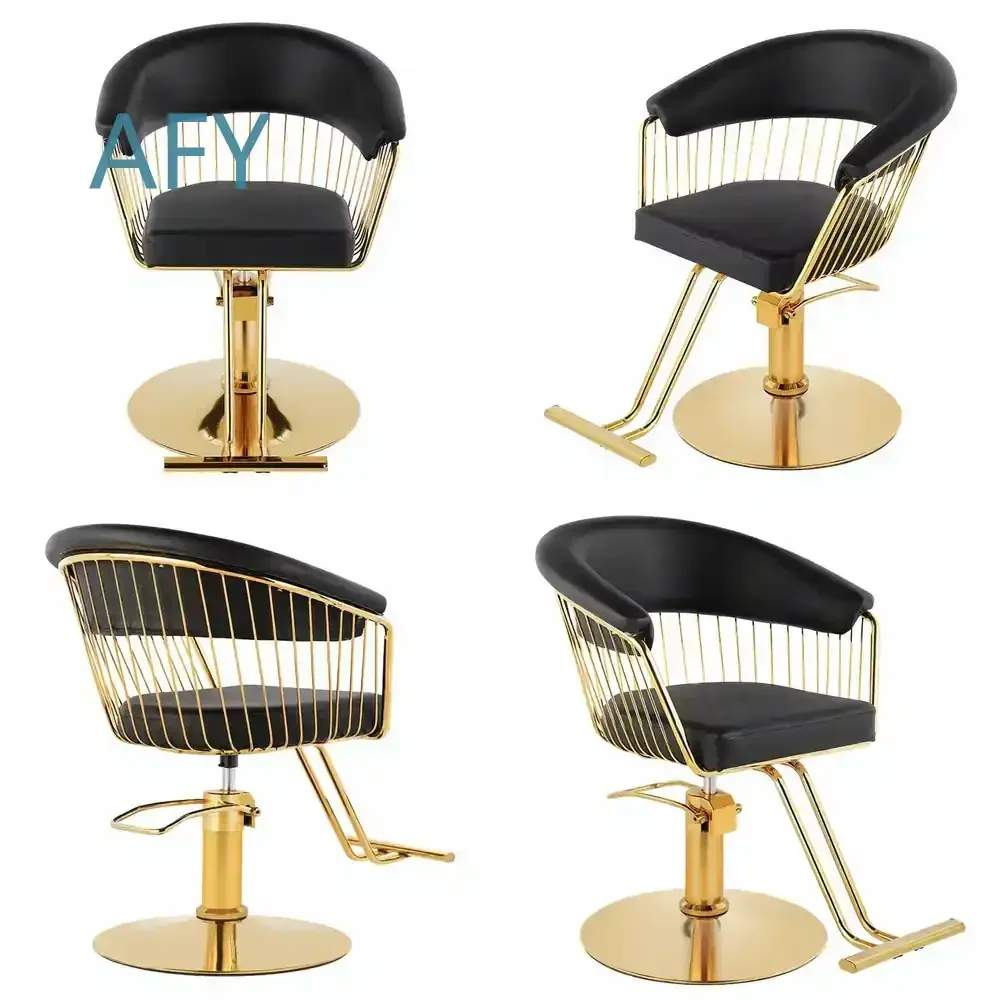 Black Beauty Salon Furniture Lifting Salon Chair for Hairdressing for Women Hair Styling Chair for Hair Salon for Barber Shop