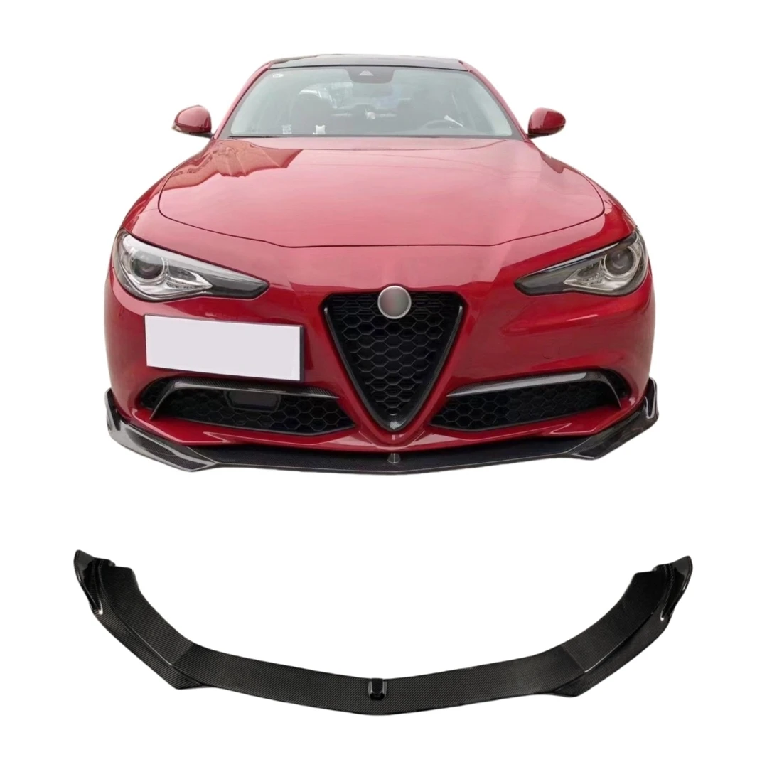 

Carbon Fiber Front Lip for Alfa Romeo Giulia Front Bumper 2016-2021 Side Skirts Diffuser Spoiler