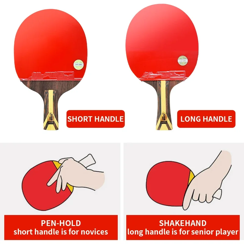 1 Pairs Ping Pong Racket Professional 9star Ping Pong Racket Pro