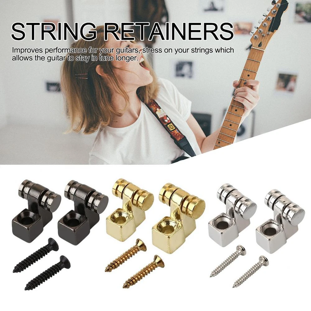 1.3cm Strings Retainer Tree Guide Roller String Trees Electric Guitar Parts Quality Stringed Instruments Accessories