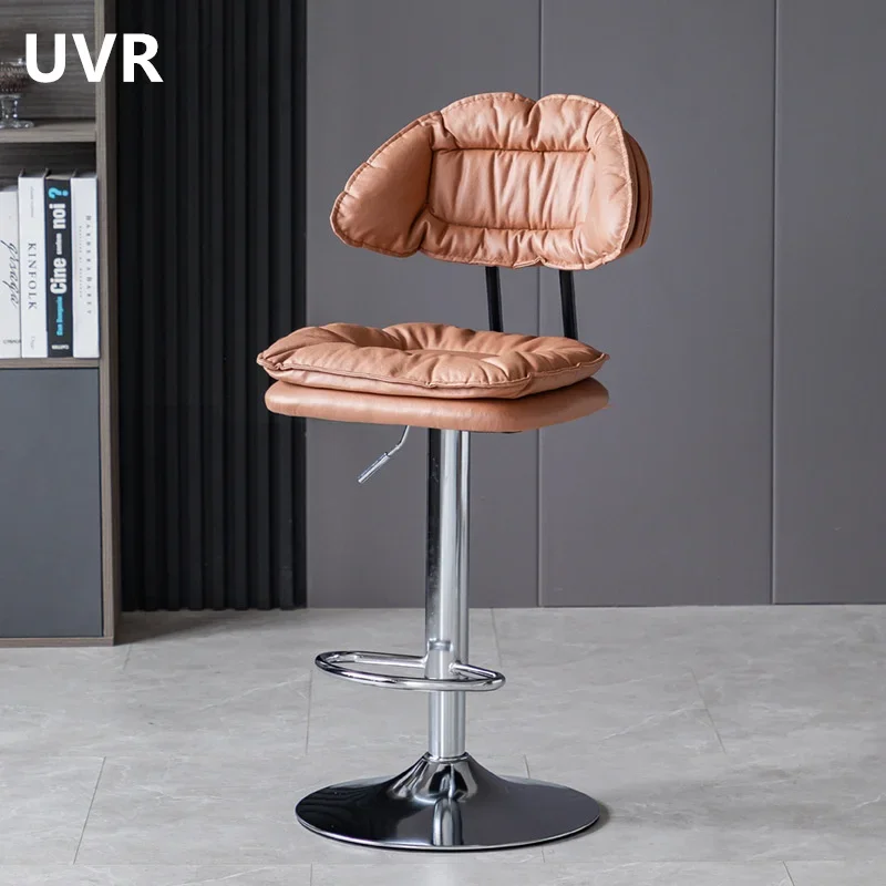 UVR Backrest Barstools Bar Stools Cashier Bar Stools Lift Adjustable Household Kitchen Chairs Makeup Stools Salon Bar Stools