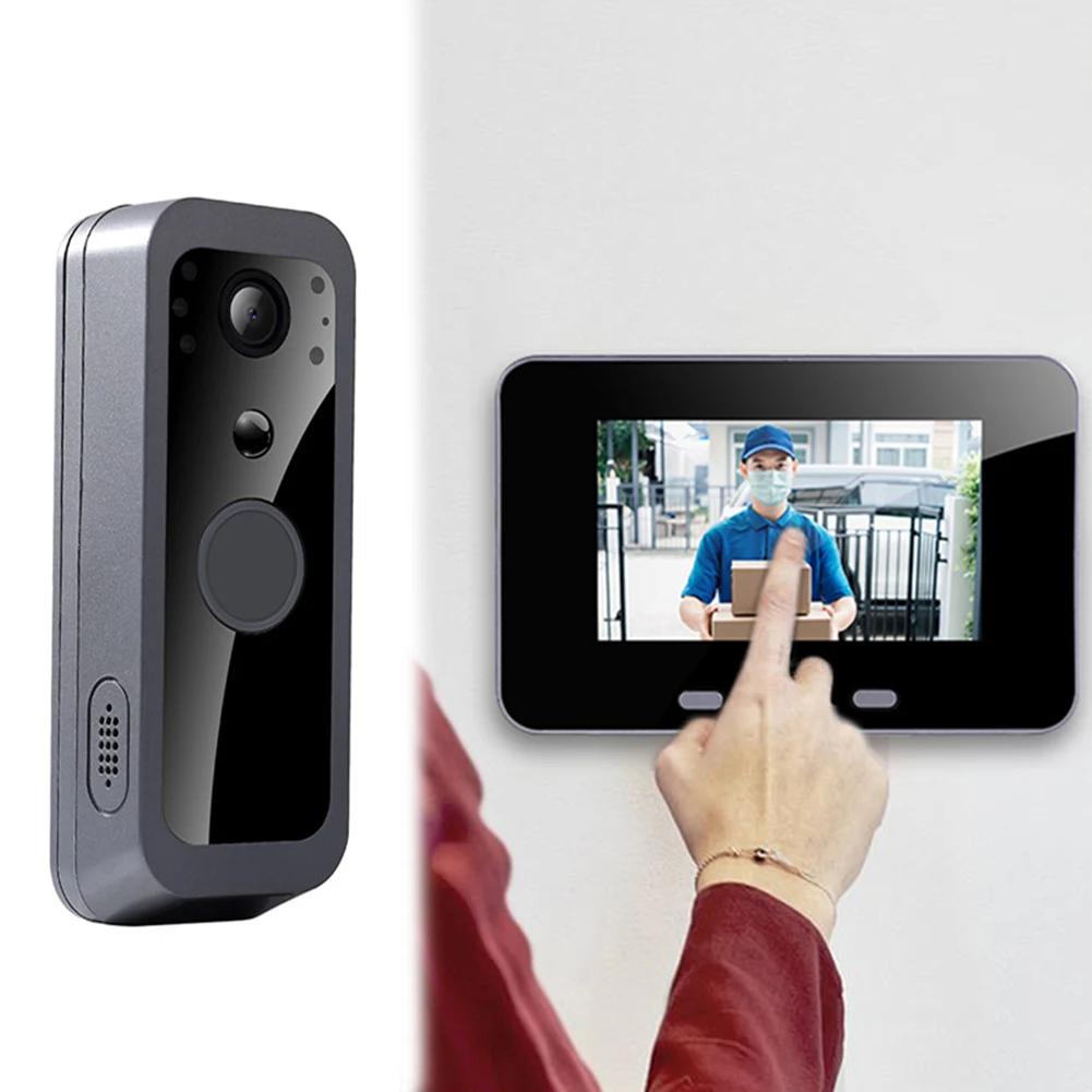 

2.4G Video Monitoring Intelligent Doorbell Two Way Voice Audio Video Outdoor Doorbell Camera Door Bell Intercom System for Villa