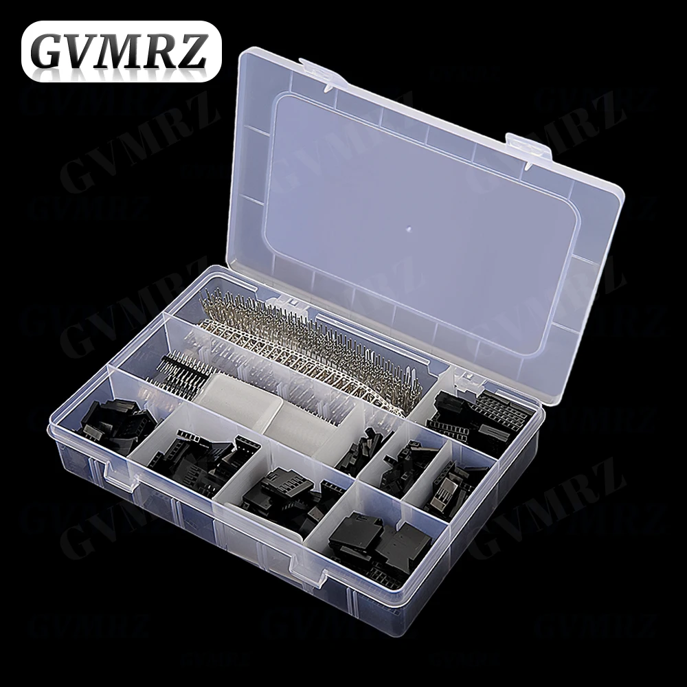 1450PCS 1P~10P DuPont Shell Kit 2.54mm with Pin Header DuPont Male Female Connector Shell Kit single row needles 40Pin