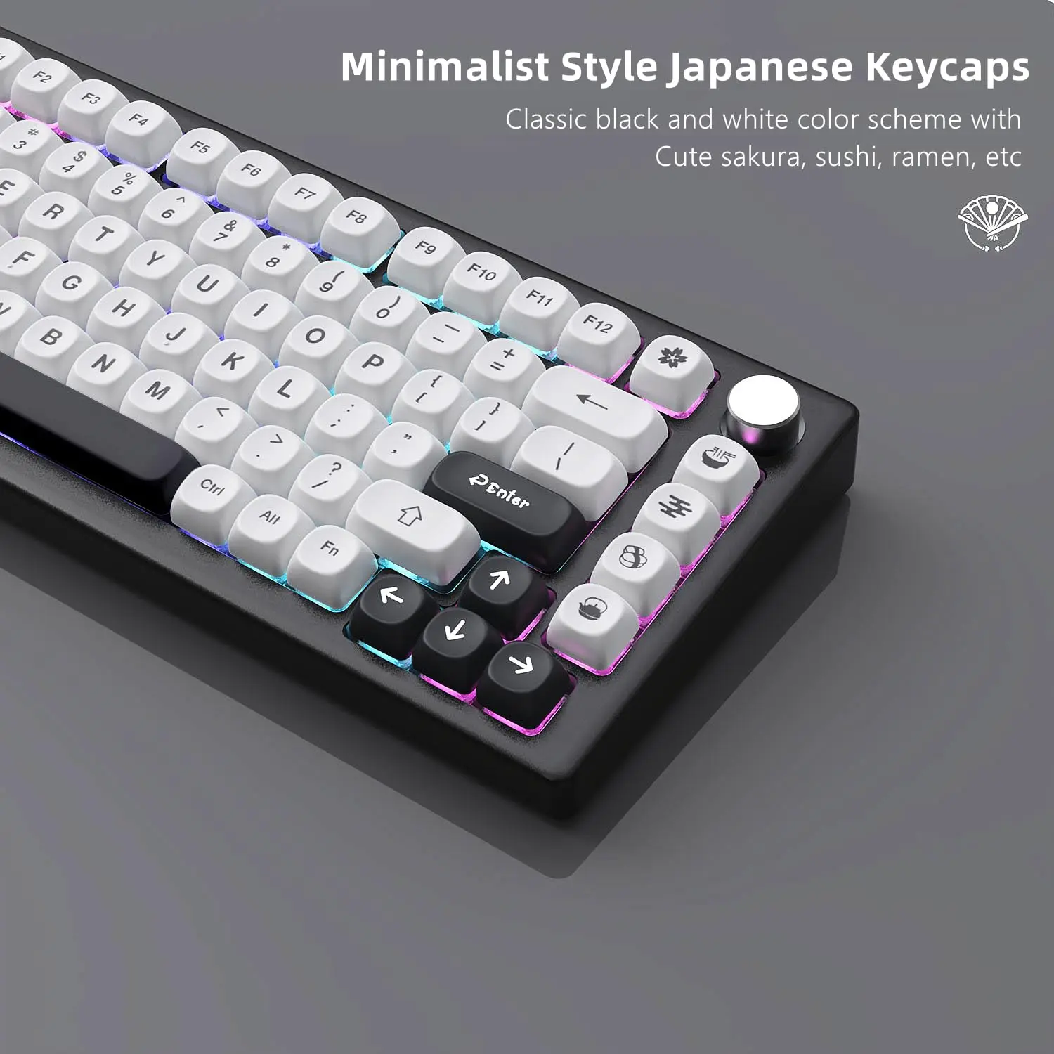 142 Keys Bow PBT Keycaps MOA Profile PBT Dye Sublimation DIY Key caps for 61/87/104 Cherry MX Switch Gaming Mechanical Keyboard