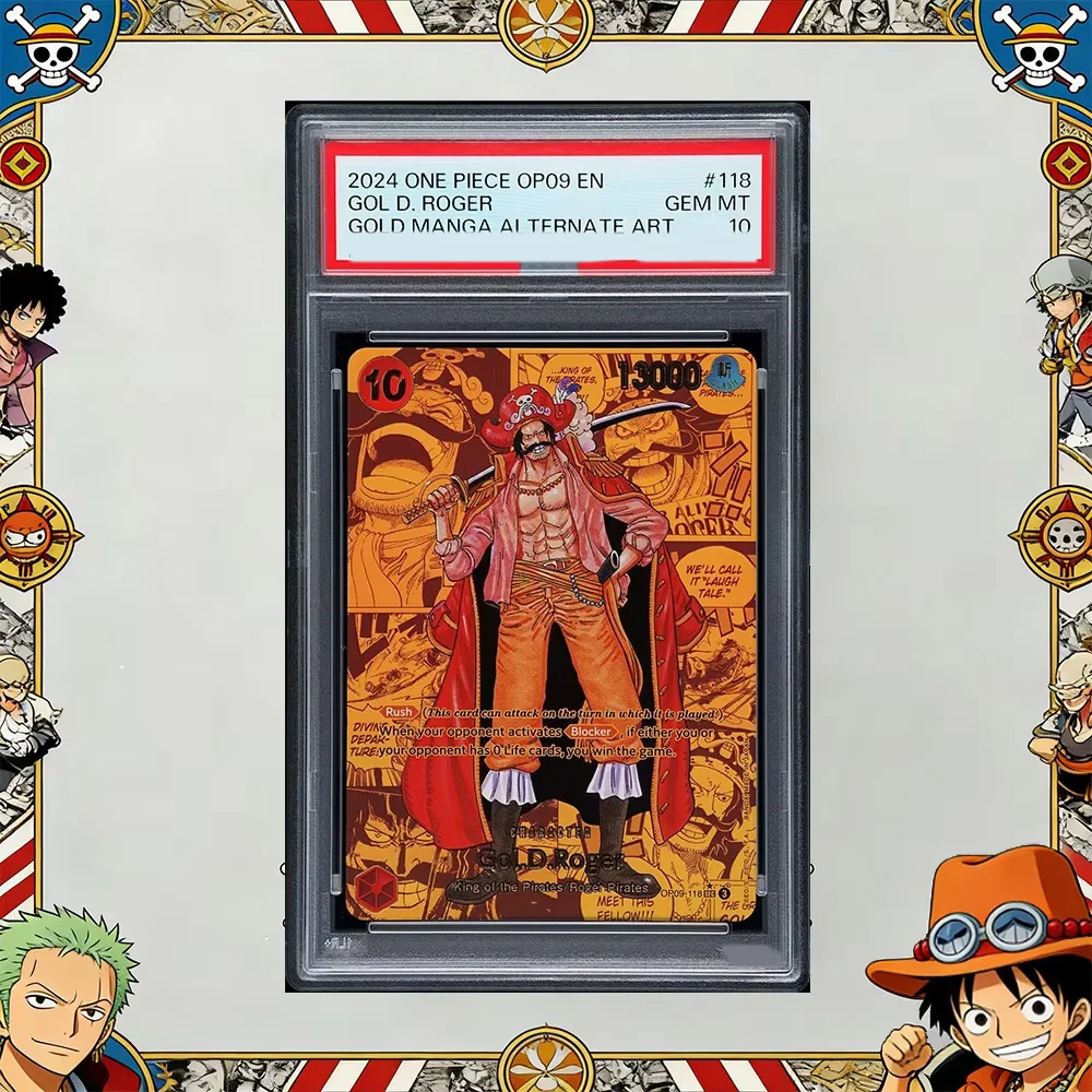 

DIY OPCG Rating Card Collection Card MONKEY D. LUFFY FIVE ELDERS Shanks Law Copy 10Points Rating Card EN Version Anime Game Gift
