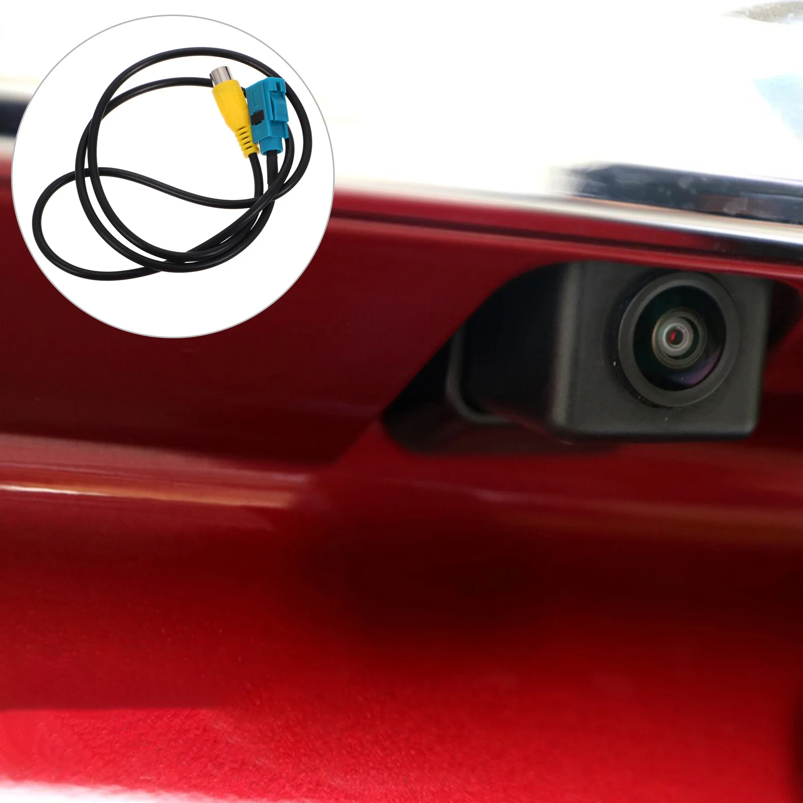 

Rear View Camera Adapter Cable For Car Backup Monitor Connection Harness Durable Wiring Parking Sensor Installation Audio Video