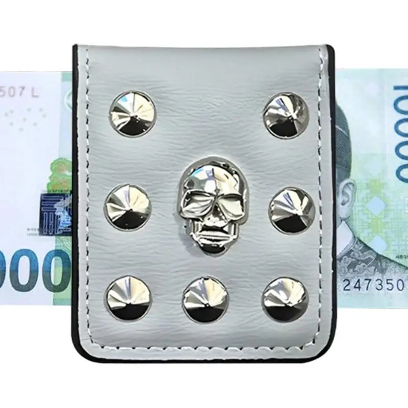 Magnetic Money Clip Wallet Cash Clip Magnet Wallet Money & Card Holder Punk Style Money Holder Magnetic Money Clip Portable