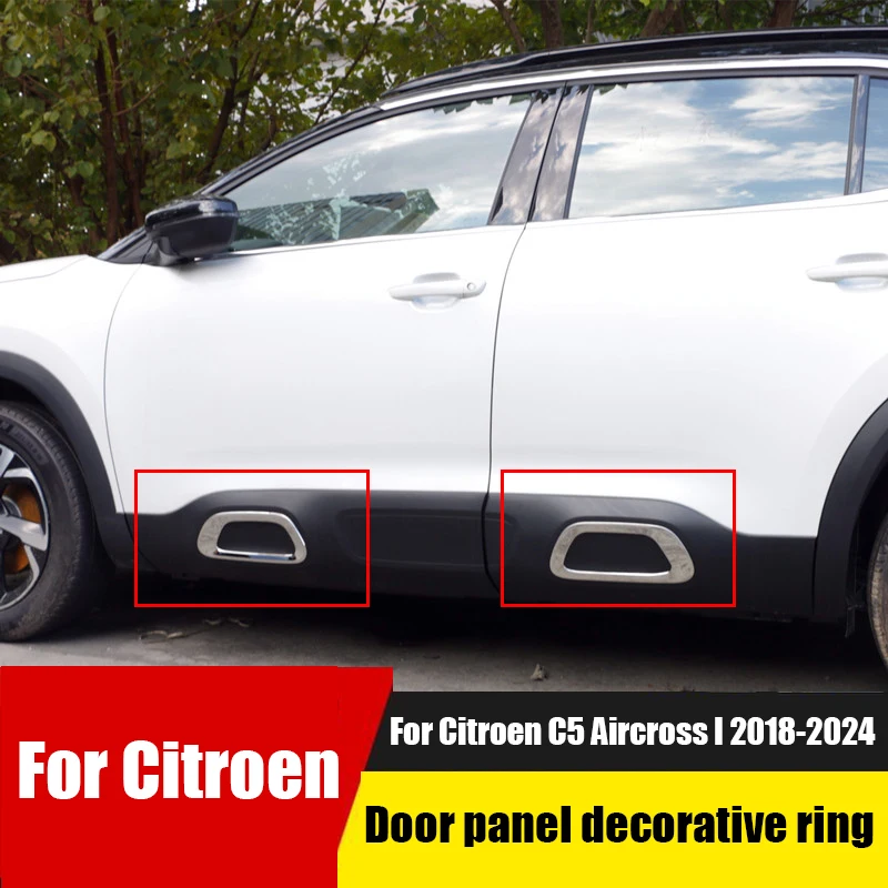 

For Citroen C5 Aircross I 2018 2019 2020 2021 2022 2023 2024 Door panel decorative ring door edge decorative glitter