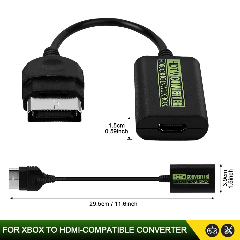HDTV-Projektor TV-Monitor-Konverter für Xbox zu HDMI-kompatibler Konverter Digitaler Video-Audio-Adapter für XBOX 1080P 720P 480P – Detail 2