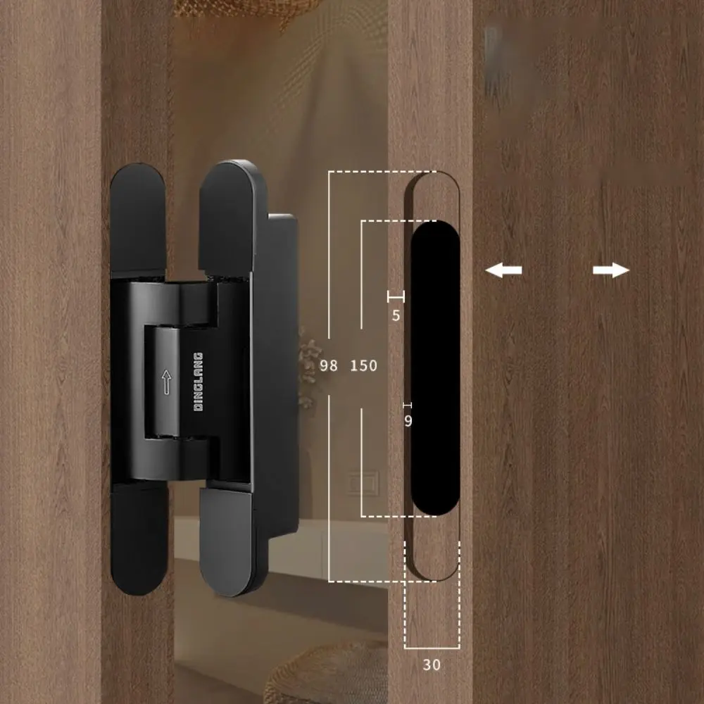 المفصلي الهيدروليكي القابل للتعديل والتركيب غير المرئي، مفصل الباب غير المرئي، تجهيزات الأثاث القابلة للتعديل