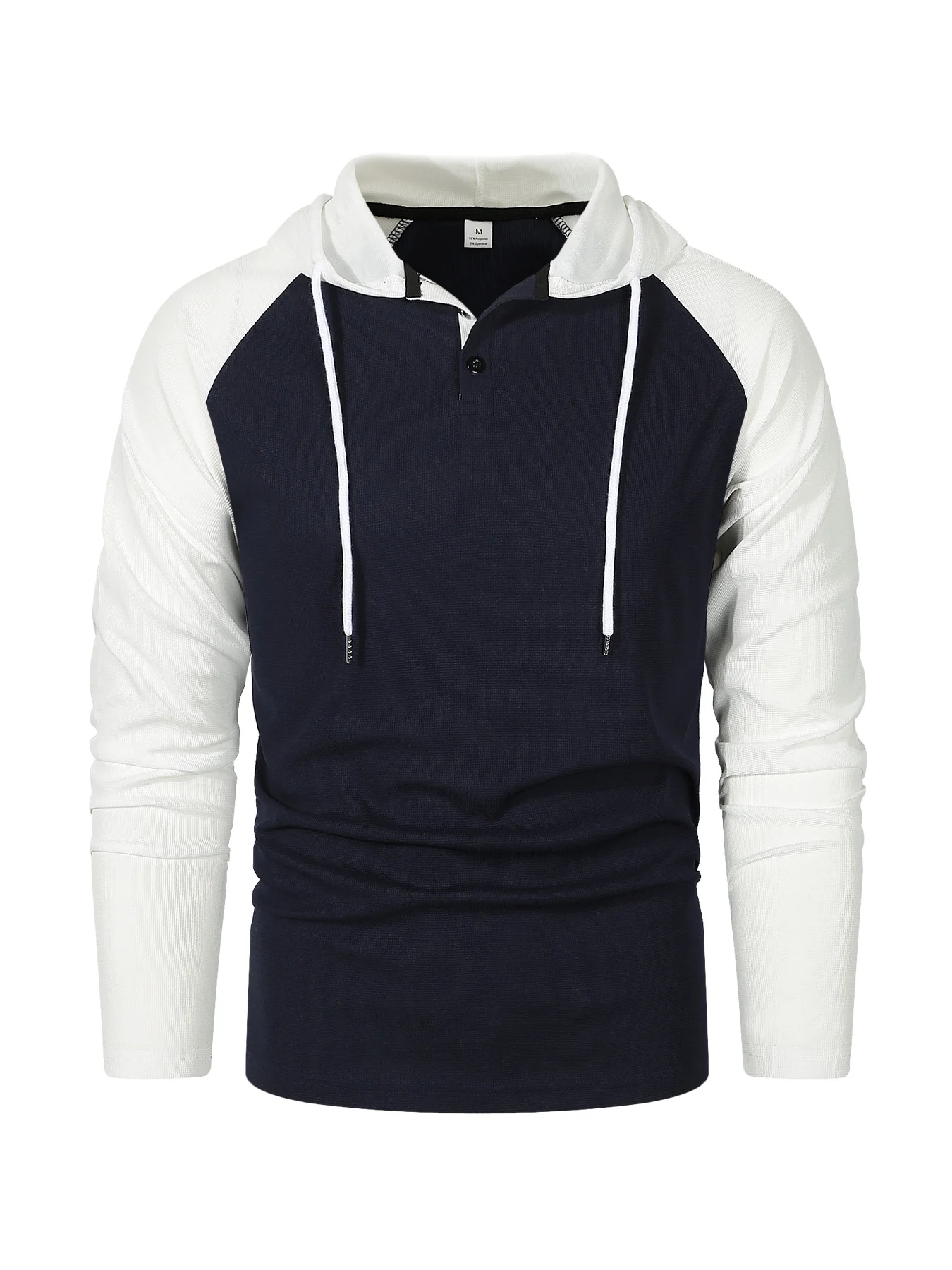 Nice Men's Pullover Long Sleeve Cotton Hoodies Loose Fit Quick Dry Casual Workout Hooded Sweatshirt Tops with