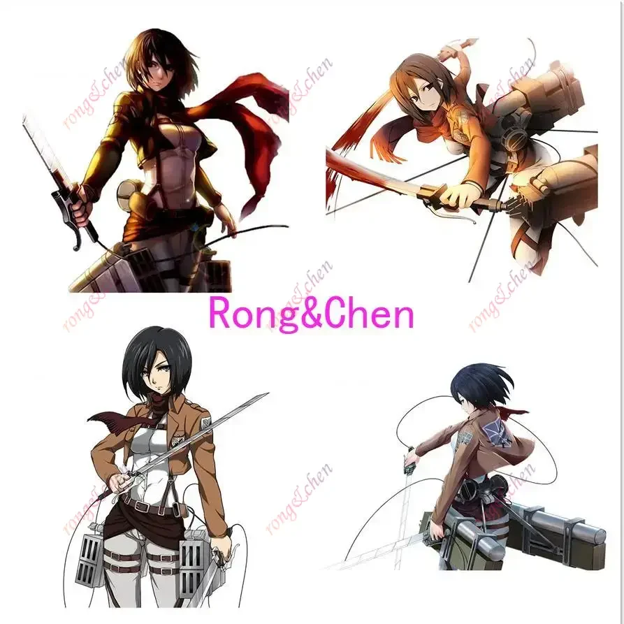 

Anime Car Stickers Attack on Titan Mikasa Ackerman Kawaii Girl Waifu Car Motorcycle Racing Windshield Trunk Laptop PVC Decals