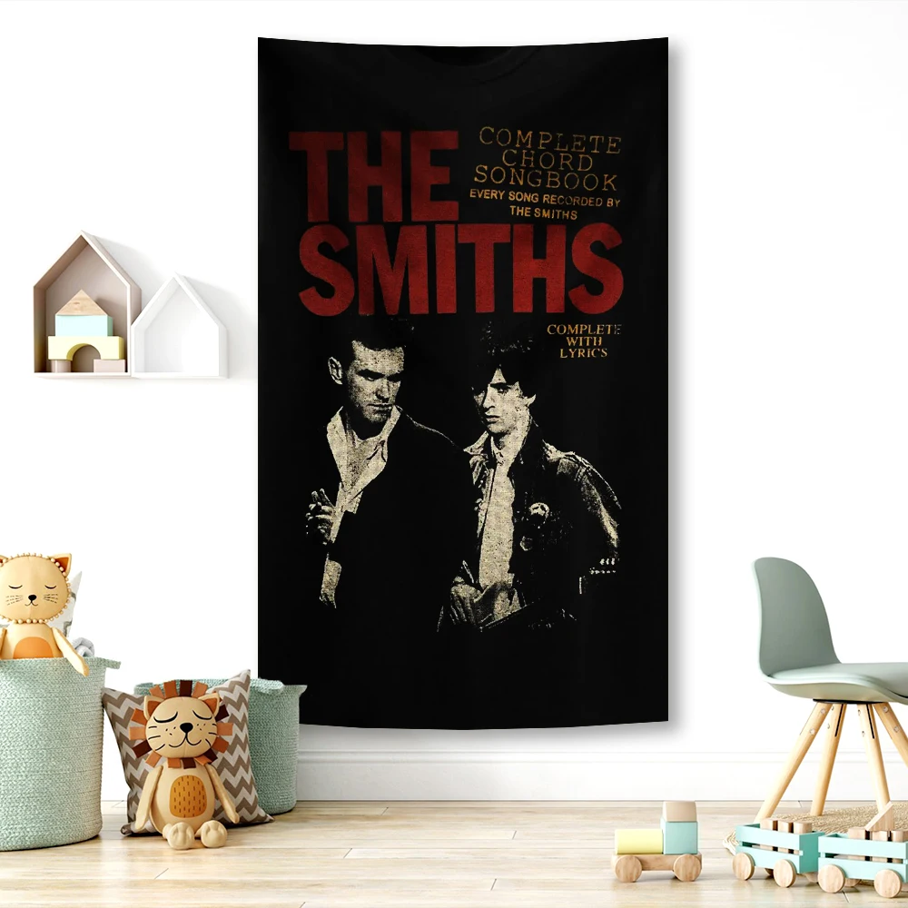 Гобелен-the-smiths-band-винтажный-музыкальный-постер-принт-с-текстами-morrissey-полиэфирная-ткань-настенные-ковры-эстетический-декор-комнаты